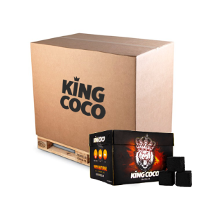 Carbón natural para cachimba KING COCO 28mm – Palet 840kg