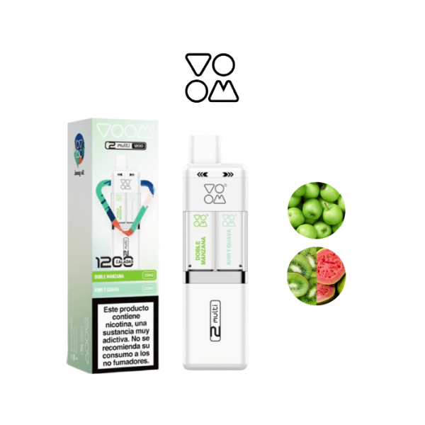 Multi pod VOOM 1200 puffs 2 sabores en 1 con 20 mg/ml nicotina Starter Kit - Sour Serie