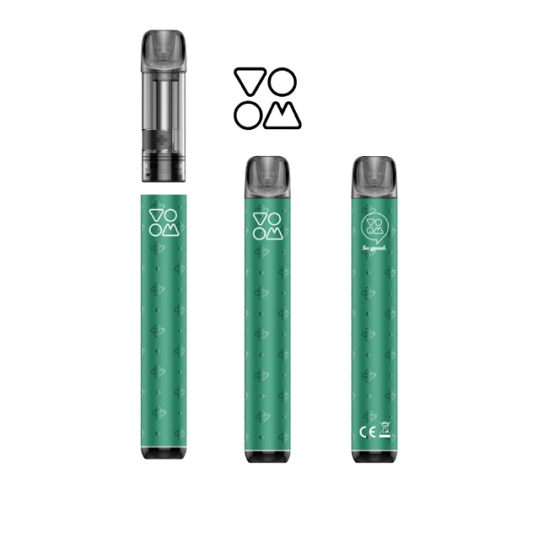 Pod Mi VOOM Recargable + Cápsula POD MESH 600 puffs con 20 mg/ml nicotina Kit Starter – Menta