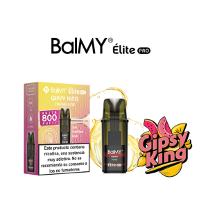 Cápsula rellena BalMY Élite PRO 800 puffs 20mg/ml nicotina SHISHA LINE- Gipsy King