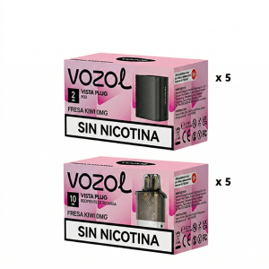Capsulas Fresa Kiwi Vista Plug Sin Nicotina