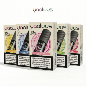 Pack Sabores Top Sales de Nicotina Yaaluus bote 10 ml. (12mg nic.