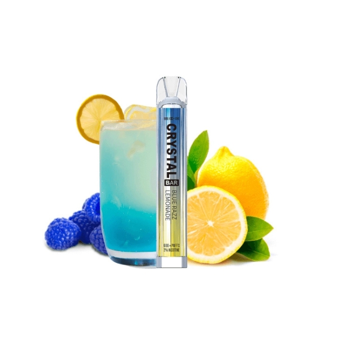ske-blue-razz-lemonade Estuche 10 pods desechables SKE Crystal +600 puffs 20mg/ml nicotina – Blue Razz Lemonade