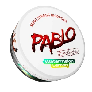 Bolsas de nicotina PABLO Exclusive pouches 50 mg/g - Sandia Limon