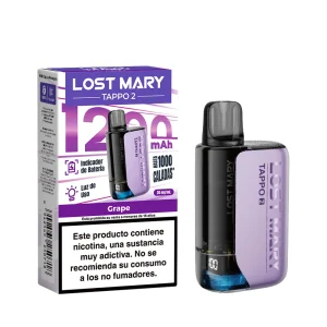 Dispositivo Lost Mary Tappo 2 Air con cápsula precargada 20mg/ml nicotina - Uva
