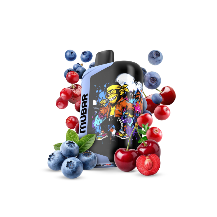 Mübar Eden Beast Zero 50K Blueberry Cherry Cranberry Vaper Mübar Eden Beast Zero 50K Blueberry Cherry Cranberry, sin nicotina