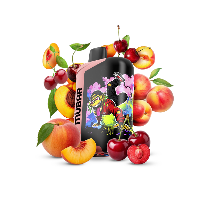 Mübar Eden Beast Zero 50K Cherry Peach Vaper Mübar Eden Beast Zero 50K Cherry Peach, sin nicotina