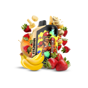 Vaper Mübar Eden Beast Zero 50K Strawberry Banana, sin nicotina