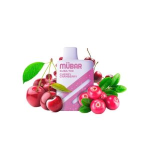 Estuche de 10 vapers Mübar Kuba 700 Cherry Cranberry, 20 mg/ml