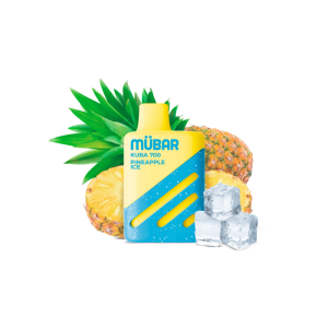 Estuche de 10 vapers Mübar Kuba 700 Pineapple Ice, 20 mg/ml