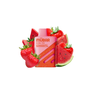 Estuche de 10 vapers Mübar Kuba 700 Strawberry Watermelon, 20 mg/ml
