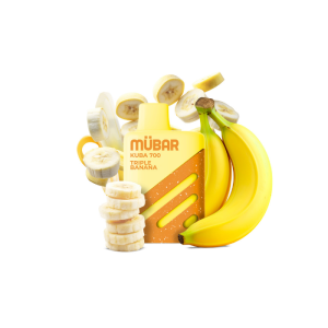 Estuche de 10 vapers Mübar Kuba 700 Triple Banana, 20 mg/ml