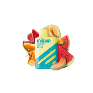 Estuche de 10 vapers Mübar Kuba 700 Triple Melon, 20 mg/ml