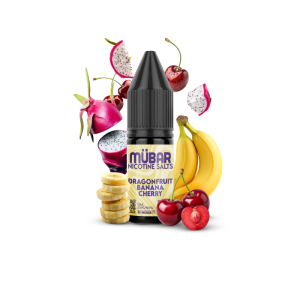 Estuche de 10 vapers Mübar Kuba 700 Dragonfruit Banana Cherry, 20 mg/ml