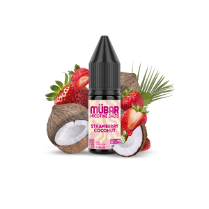 Estuche de 10 vapers Mübar Kuba 700 Strawberry Coconut, 20 mg/ml