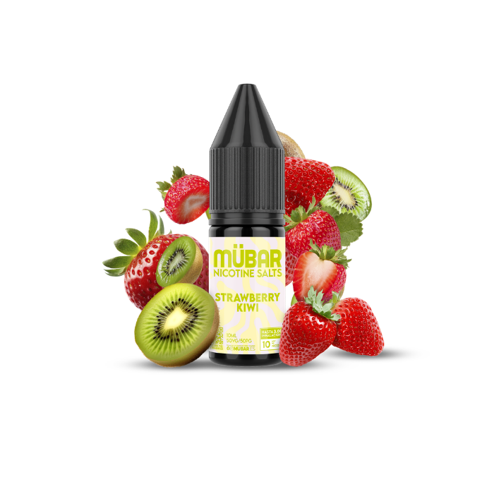 Mübar Kuba 700 Strawberry Kiwi 20 mg/ml – estuche 10 unidades Estuche de 10 vapers Mübar Kuba 700 Strawberry Kiwi, 20 mg/ml