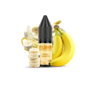 Estuche de 10 vapers Mübar Kuba 700 Triple Banana, 20 mg/ml