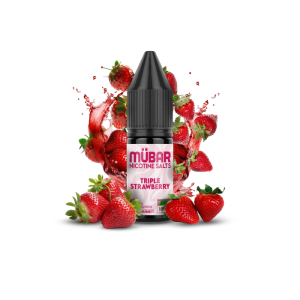 Estuche de 10 vapers Mübar Kuba 700 Triple Strawberry, 20 mg/ml